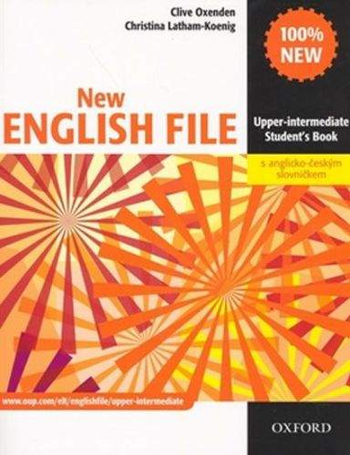 Clive Oxenden: New English File Upper-intermediate Student´s Book + czech wordlist