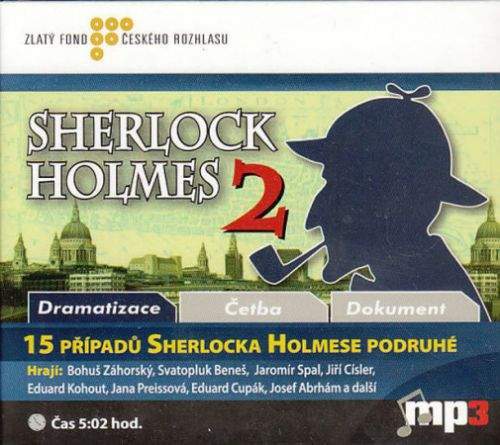 Arthur Conan Doyle: 15 případů Sherlocka Holmese - CD