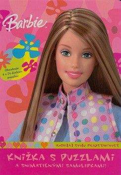 Mattel: Barbie knižka s puzzlami a snímateľnými samolepkami!