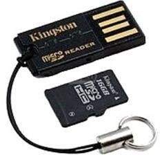 KINGSTON 16 GB + 2 adaptéry + microSD čtečka Gen2