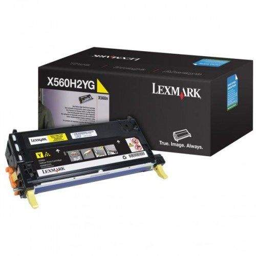 LEXMARK X560H 10K Yellow High Yield Toner Cartridge