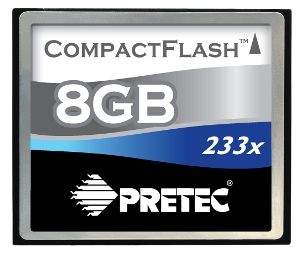 PRETEC CompactFlash 8GB 233x