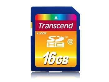 Transcend 16GB SDHC CARD (SD 3.0 SPD Class 10) memory card