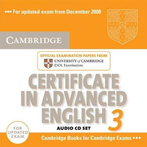 Cambridge university press CD Certificate in Advanced English 3