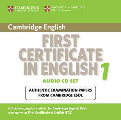 Cambridge university press CD First Certificate in English 1
