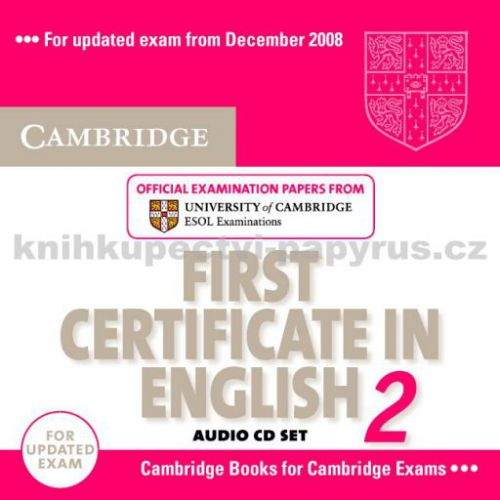 Cambridge university press CD First Certificate in English 2