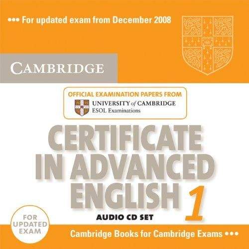 Cambridge university press CD Certificate in Advanced English 1