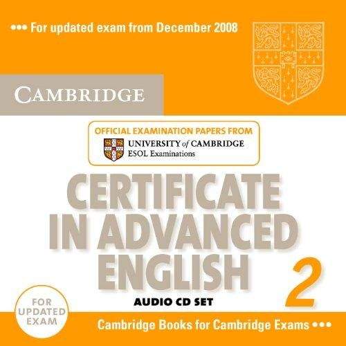 Cambridge university press CD Certificate in Advanced English 2