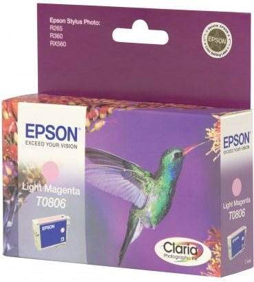 EPSON R265/360,RX560 Lt. Magenta Ink cartridge (T0806)