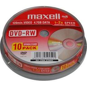 Maxell DVD-RW 4,7GB 2x 10CAKE