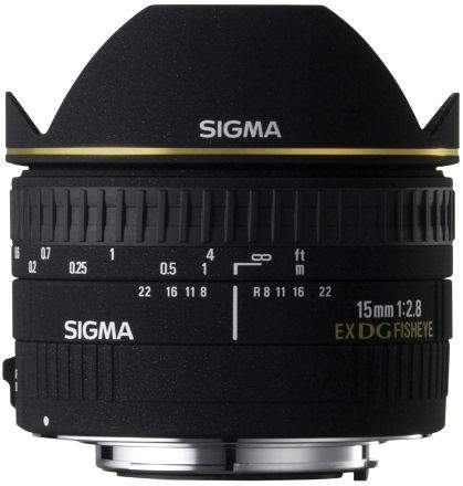 Sigma 15mm F2.8 EX DG FISHEYE Canon