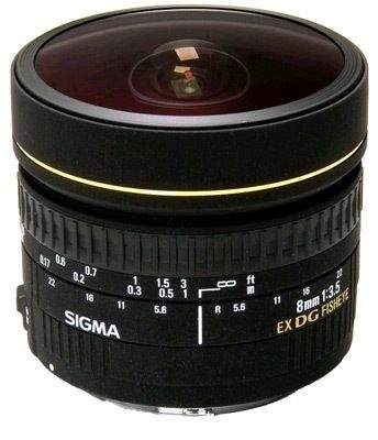 Sigma 8mm F3.5 EX DG CIRCULAR FISHEYE Canon