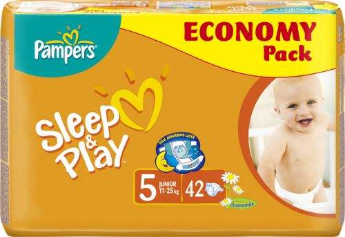 Pampers Sleep&Play 5 Junior - 42 ks
