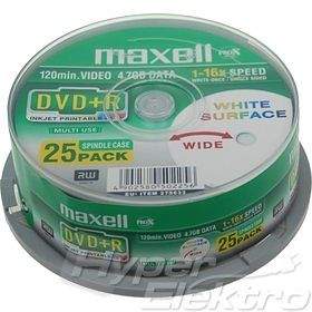 Maxell DVD+R 4.7 PRINTABLE 16x 25S