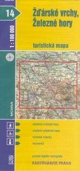 Kartografie PRAHA Žďárské vrchy, Železné hory 1:100 000