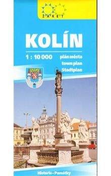 Žaket Kolín plán města 1:10 000