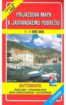 VKÚ Príjazdová mapa k Jadranskému pobrežiu 1 : 100 000