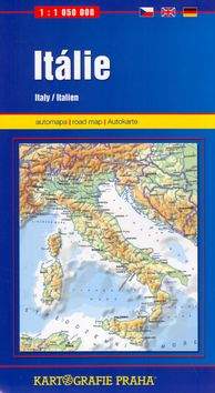Kartografie PRAHA Itálie 1:1 050 000