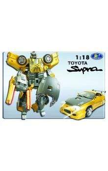MAC TOYS Robot Toyota Supra 1:18 žlutý
