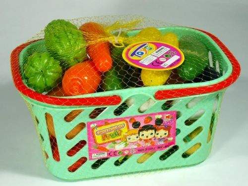 MAC TOYS Ovoce a zelenina v košíku