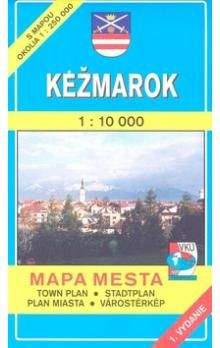 VKÚ Kežmarok 1 : 10 000 Mapa mesta Town plan Stadtplan