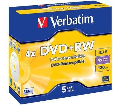 VERBATIM DVD+RW 4,7GB