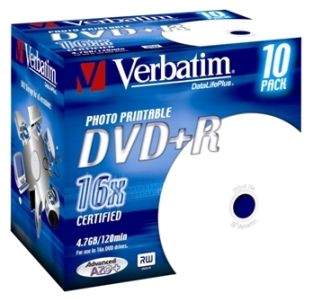 VERBATIM DVD+R 4,7GB