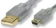 PremiumCord USB, A-B mini, 5pinů, 2m