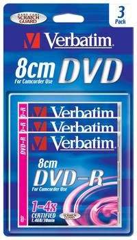 Verbatim DVD-R 1,4GB 4x 8cm 30min. BlisterPack 3pck/BAL