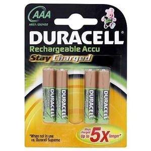 Duracell Stay Charged 800 AAA 4ks