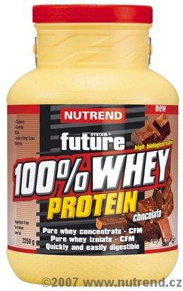 Nutrend 100% Whey Protein Jahoda 2250 g