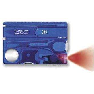 VICTORINOX Swiss Card Lite Translucent modrý