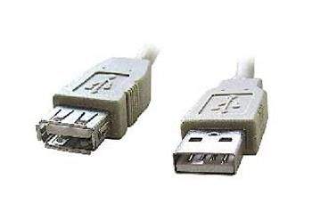 GEMBIRD Kabel USB A-A 3m 2.0 prodlužovací HQ černý