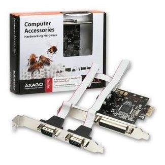 AXAGO PCI-Express adapter 1x paralel + 2x sér.+ LP