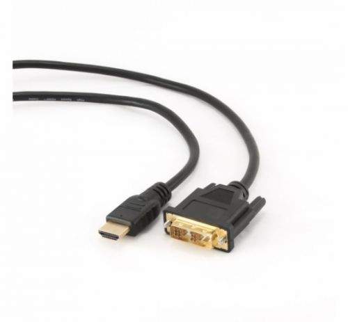 GEMBIRD Kabel HDMI-DVI 1,8m,M/M stín.,zlacené kontakty 1.3