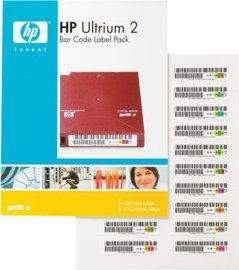 HP ultrium 2 bar code label