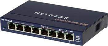 NETGEAR 8xGIGABIT Desktop switch, GS108GE