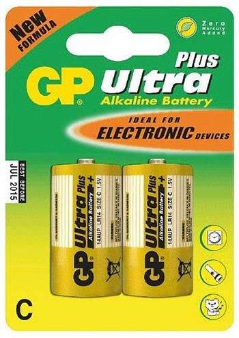 GP BATERIE GP Ultra Plus 2x C