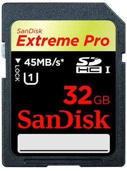 Sandisk SDHC Extreme 32 GB