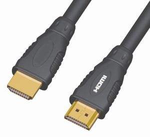 PremiumCord HDMI A M/M 15m zlac. kon.,verze HDMI 1.3b
