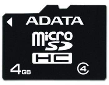 ADATA 4GB MicroSDHC Card Class 4