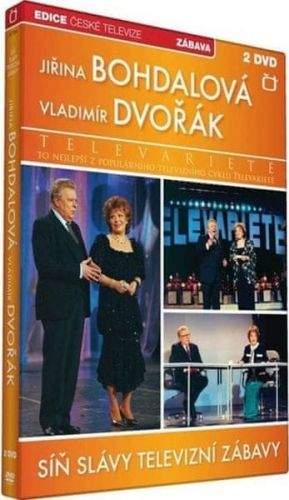 DVD Síň Slávy - Televarieté (Bohdalová, Dvořák) - 2 DVD