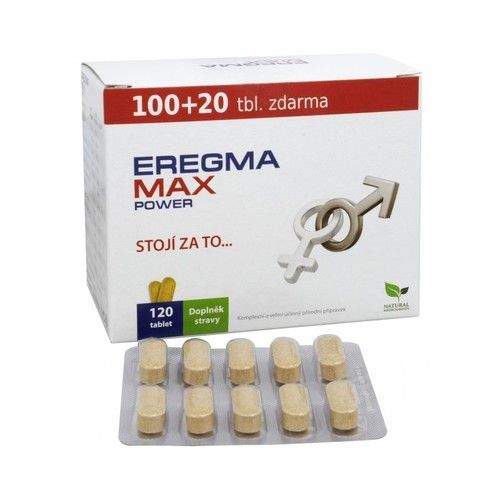NATURAL MEDICAMENTS Eregma Max Power 100 tbl.