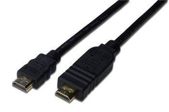 PremiumCord HDMI kabel s integrovaným zesilovačem,20m, M/M, zlacené konektory + Ethernet