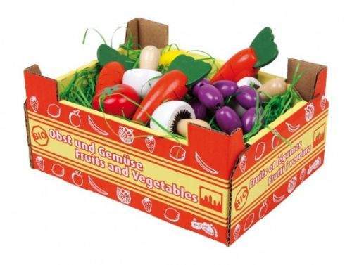 ALEXTOYS Potraviny dřevěné - Zelenina v krabici