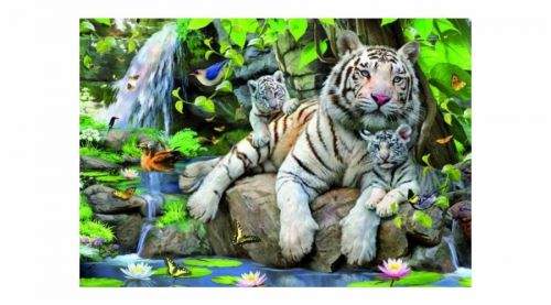 Educa Puzzle Bílý Bengálský tygr 1000d