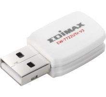 Edimax router 802.11b/g/n 300Mbps mini USB 2.0 adapter, WPS tlačítko, 2T2R