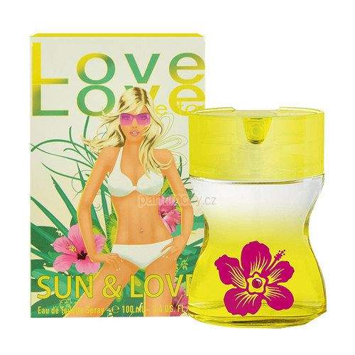 Love Love Sun & Love toaletní voda s rozprašovačem 35 ml