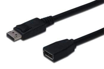 Kabel Digitus DisplayPort prodlužovací, DP/F - DP/M 2.0m