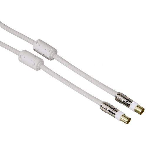 HAMA Anténní kabel 120 dB, 3 m, pozlacený, feritové filtry, opletený,